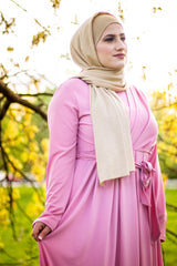 gold shimmer jersey hijab