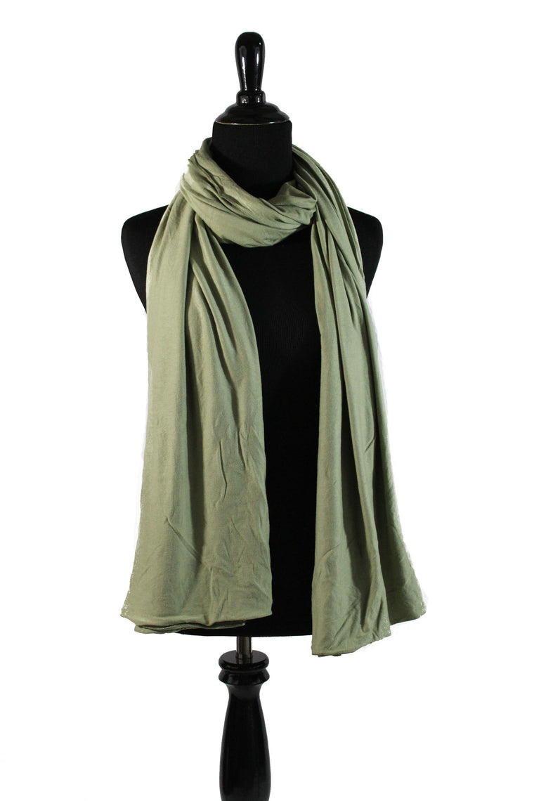 Maxi Jersey Hijab - Light Green