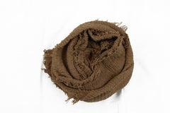 brown mocha premium viscose crinkle cotton hijab