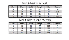 size chart for bella hijabs