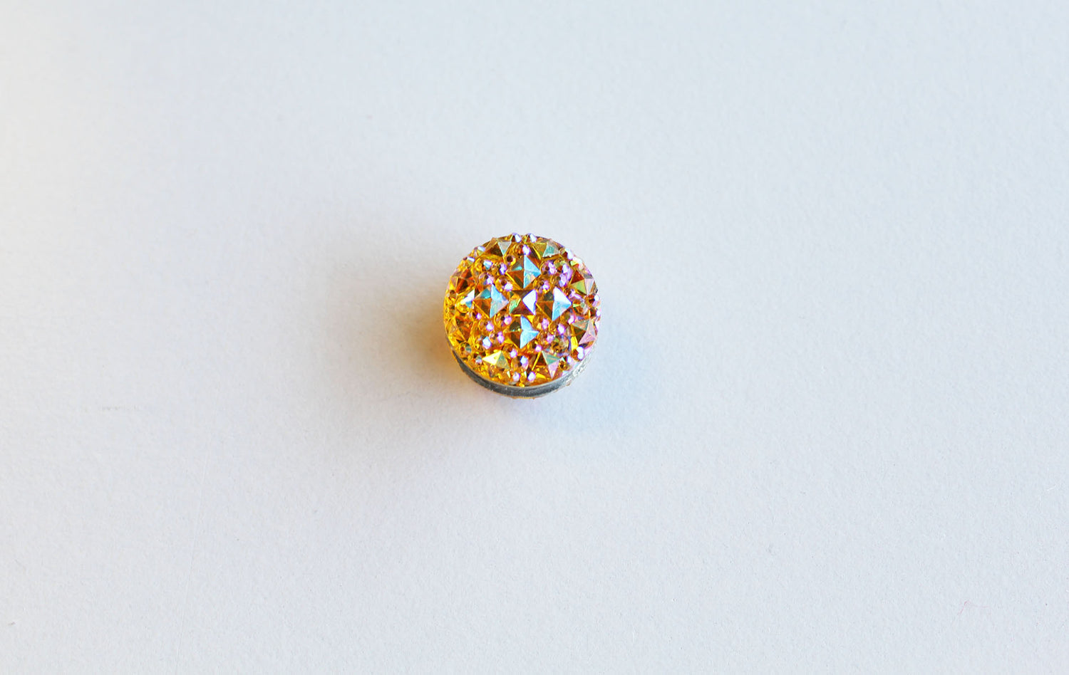 hijab magnet pin with gold crystal 