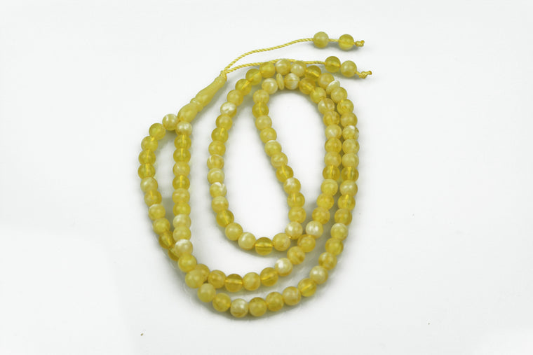 Tasbeeh (99 beads) - Yellow